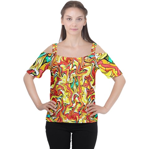 Ml 107 Cutout Shoulder Tee by ArtworkByPatrick