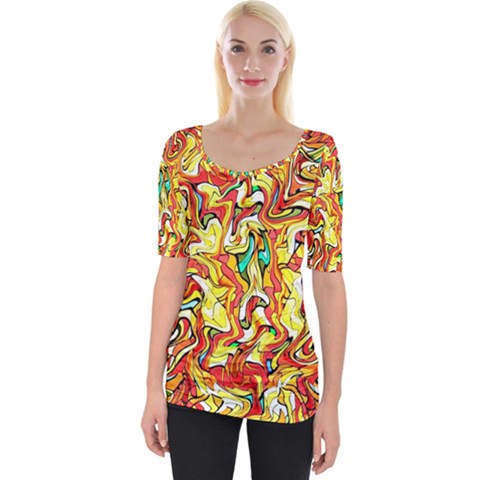 Ml 107 Wide Neckline Tee by ArtworkByPatrick