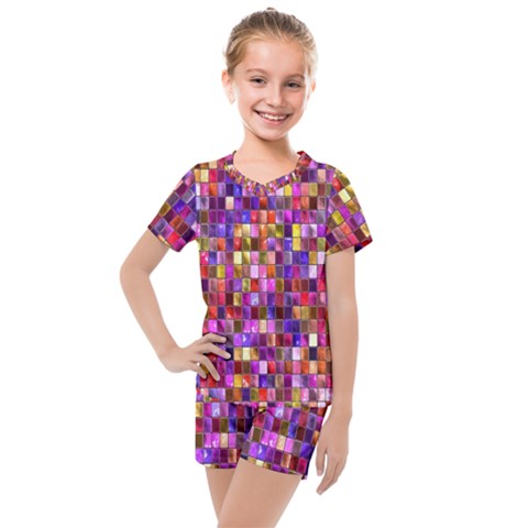 Ml 108 Kids  Mesh Tee And Shorts Set by ArtworkByPatrick