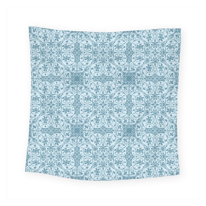 Ornamental Blue Square Tapestry (Small)