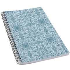 Ornamental Blue 5 5  X 8 5  Notebook