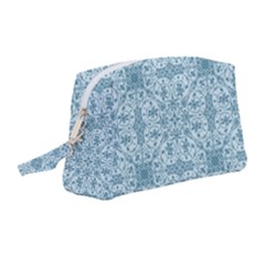 Ornamental Blue Wristlet Pouch Bag (medium)