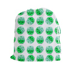 Kawaii Lime Jam Jar Pattern Drawstring Pouch (xxl) by snowwhitegirl