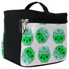 Kawaii Lime Jam Jar Pattern Make Up Travel Bag (big) by snowwhitegirl