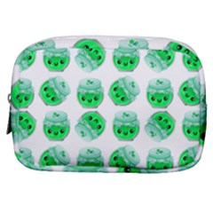 Kawaii Lime Jam Jar Pattern Make Up Pouch (small) by snowwhitegirl