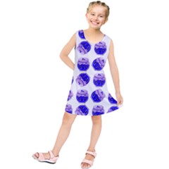 Kawaii Blueberry Jam Jar Pattern Kids  Tunic Dress by snowwhitegirl