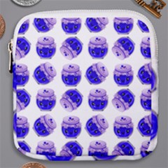 Kawaii Blueberry Jam Jar Pattern Mini Square Pouch by snowwhitegirl