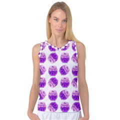 Kawaii Grape Jam Jar Pattern Women s Basketball Tank Top by snowwhitegirl