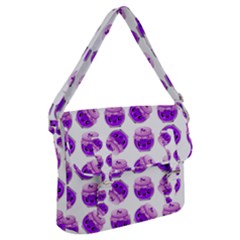 Kawaii Grape Jam Jar Pattern Buckle Messenger Bag