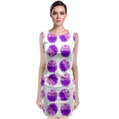 Kawaii Grape Jam Jar Pattern Classic Sleeveless Midi Dress by snowwhitegirl