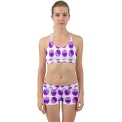 Kawaii Grape Jam Jar Pattern Back Web Gym Set by snowwhitegirl