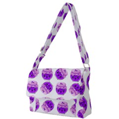 Kawaii Grape Jam Jar Pattern Full Print Messenger Bag by snowwhitegirl