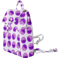 Kawaii Grape Jam Jar Pattern Buckle Everyday Backpack