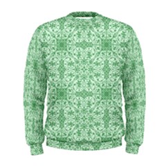 Ornamental Green Men s Sweatshirt by snowwhitegirl