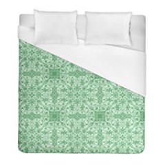 Ornamental Green Duvet Cover (full/ Double Size) by snowwhitegirl