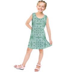 Ornamental Green Kids  Tunic Dress by snowwhitegirl