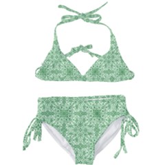 Ornamental Green Kids  Classic Bikini Set