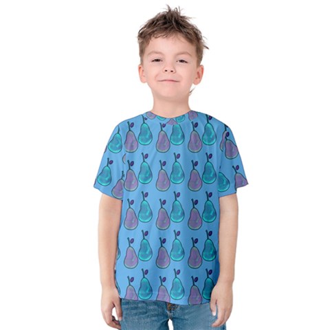 Pears Aqua Kids  Cotton Tee by snowwhitegirl