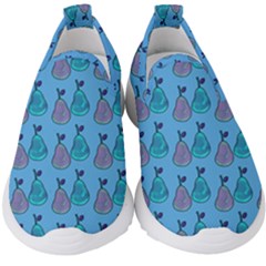 Pears Aqua Kids  Slip On Sneakers by snowwhitegirl