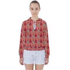 Pears Red Women s Tie Up Sweat