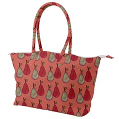 Pears Red Canvas Shoulder Bag