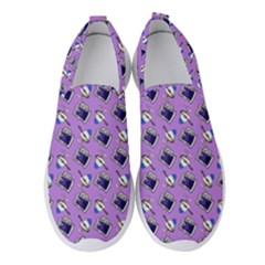 Kawaii Grape Rootbeer Women s Slip On Sneakers