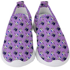 Kawaii Grape Rootbeer Kids  Slip On Sneakers