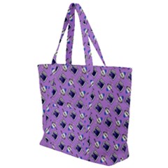 Kawaii Grape Rootbeer Zip Up Canvas Bag by snowwhitegirl