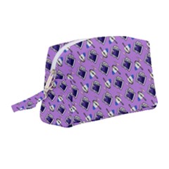 Kawaii Grape Rootbeer Wristlet Pouch Bag (medium)