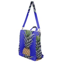 Pineapple Blue Crossbody Backpack