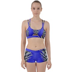 Pineapple Blue Perfect Fit Gym Set by snowwhitegirl