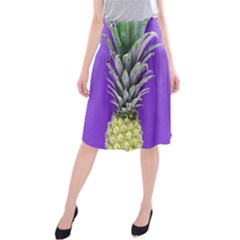 Pineapple Purple Midi Beach Skirt by snowwhitegirl