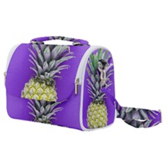 Pineapple Purple Satchel Shoulder Bag