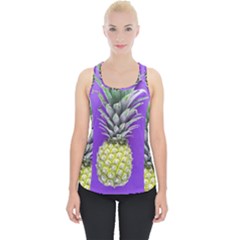 Pineapple Purple Piece Up Tank Top by snowwhitegirl