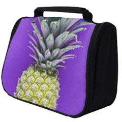 Pineapple Purple Full Print Travel Pouch (big)