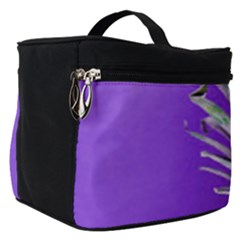 Pineapple Purple Make Up Travel Bag (small) by snowwhitegirl