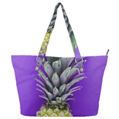 Pineapple Purple Full Print Shoulder Bag by snowwhitegirl