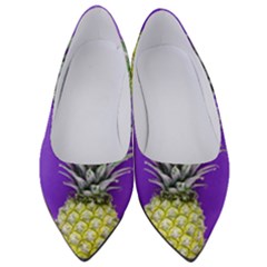 Pineapple Purple Women s Low Heels