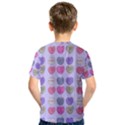 Valentine Hearts Lilac Kids  Sport Mesh Tee View2