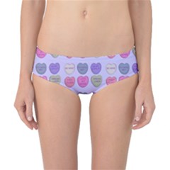 Valentine Hearts Lilac Classic Bikini Bottoms by snowwhitegirl