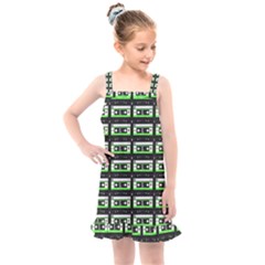 Green Cassette Kids  Overall Dress by snowwhitegirl