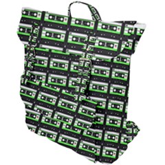 Green Cassette Buckle Up Backpack