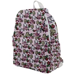 Victorian Girl Pink Top Flap Backpack