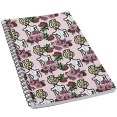 Victorian Girl Pink 5 5  X 8 5  Notebook