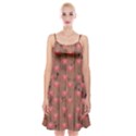 Zen Lotus Wood Wall Spaghetti Strap Velvet Dress View1