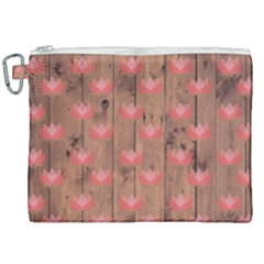 Zen Lotus Wood Wall Canvas Cosmetic Bag (xxl) by snowwhitegirl