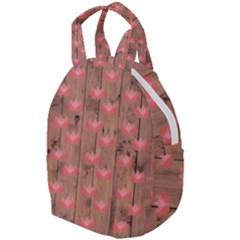 Zen Lotus Wood Wall Travel Backpacks