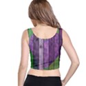 Wood Wall Heart Purple Green Crop Top View3