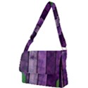 Wood Wall Heart Purple Green Full Print Messenger Bag View1