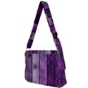 Wood Wall Heart Purple Green Full Print Messenger Bag View2